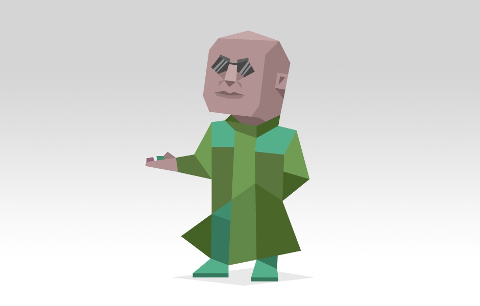Morpheus from "The Matrix" movies
