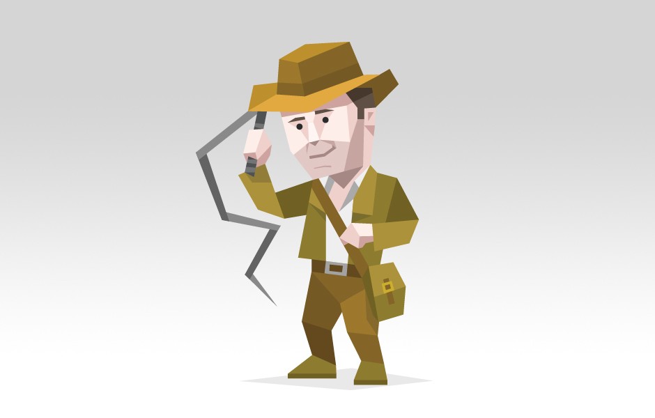 Indiana Jones from the "Indiana Jones" movies